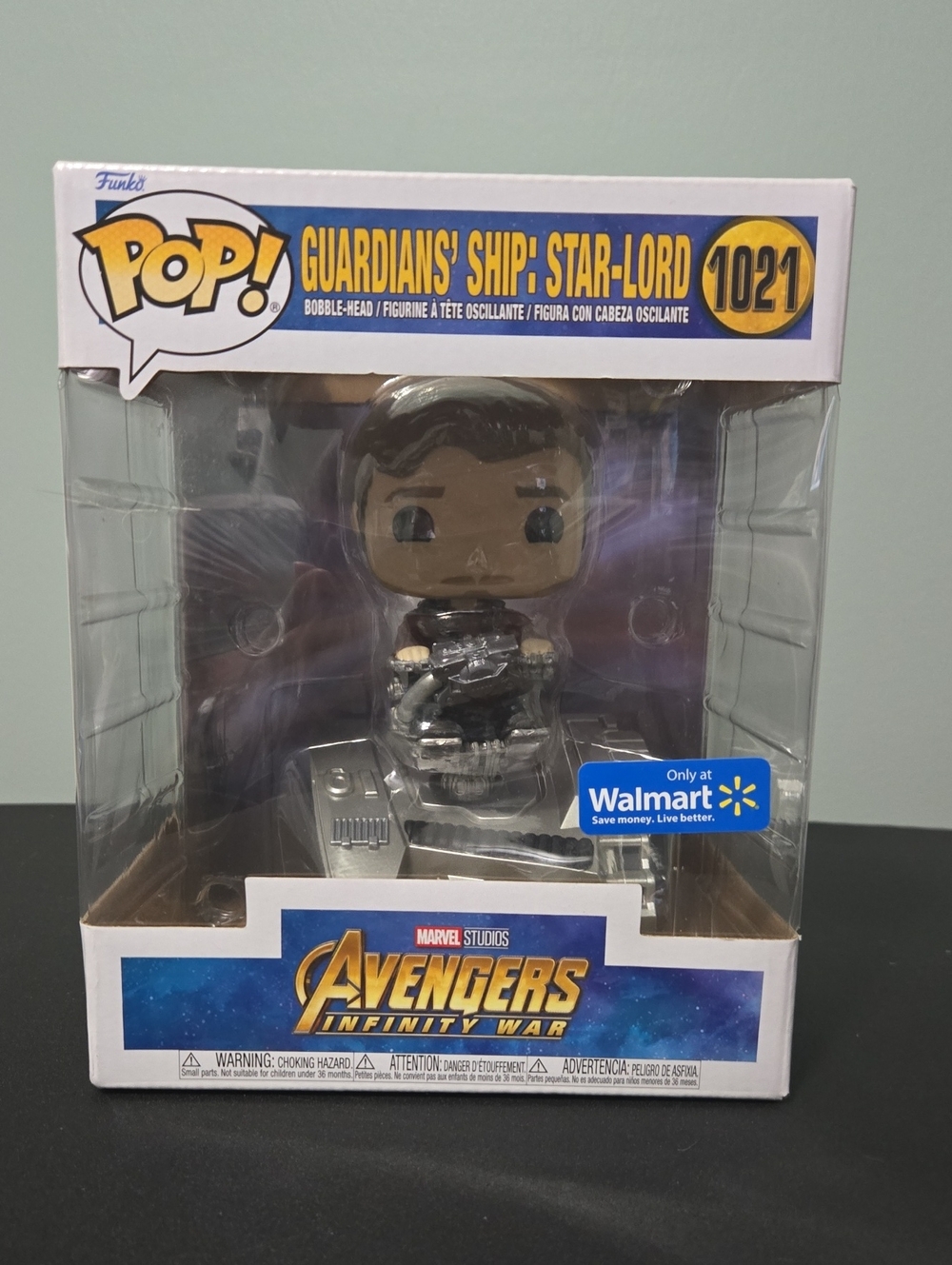 Funko POP! Guardians' Ship Star-Lord in Silver and Blue